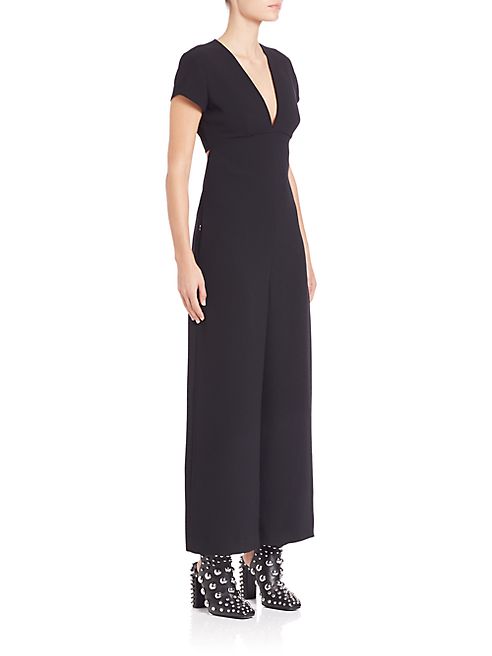 T by Alexander Wang - Open-Back Wide-Leg Jumpsuit