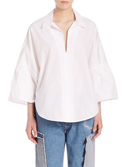 Tome - Drop Shoulder Cotton Shirt