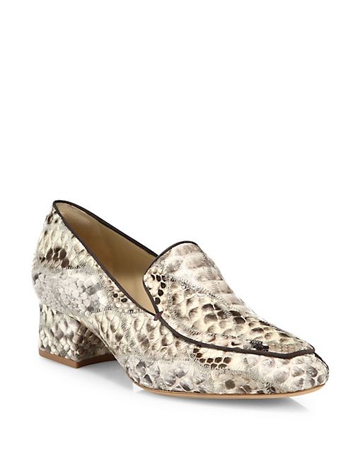 Alexandre Birman - Norah Python Loafers