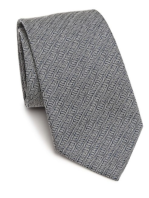 Armani Collezioni - Diagonal Silk Tie