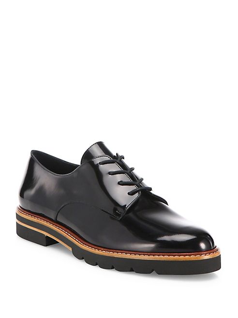 Stuart Weitzman - Metro Patent Leather Oxfords