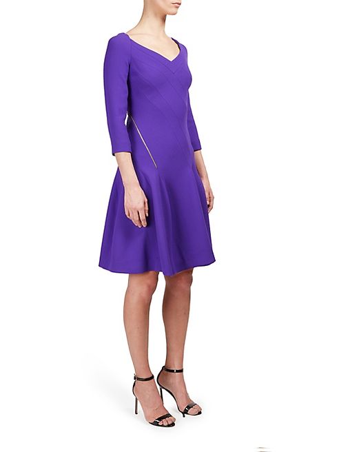 Roland Mouret - Solid Side Zip Dress