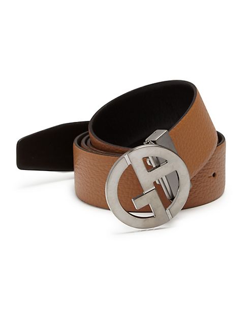 Giorgio Armani - Textured Leather Belt