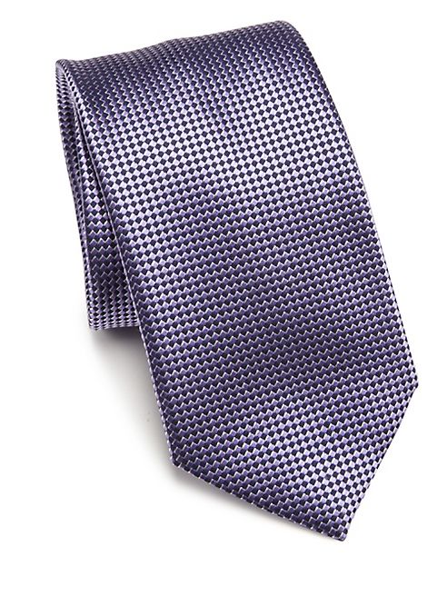 Saks Fifth Avenue Collection - Textured Silk Tie