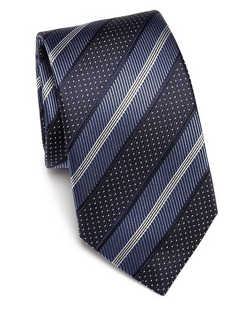 Saks Fifth Avenue Collection - Striped Silk Tie