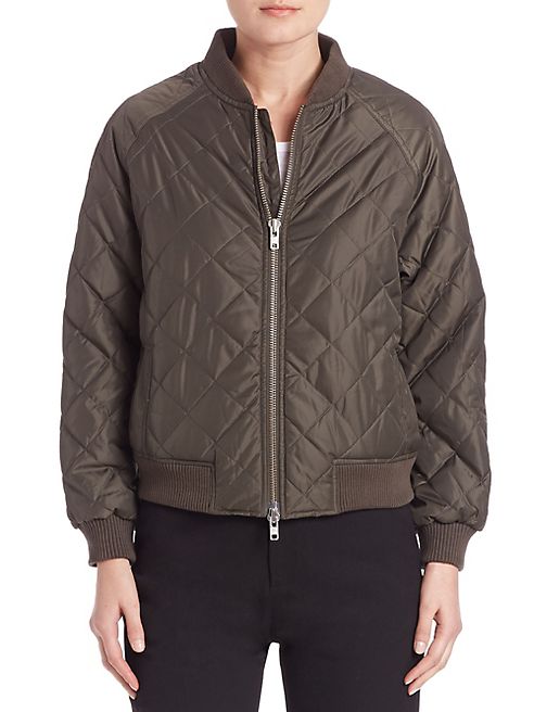 Vince - Quilted Bomber Jacket