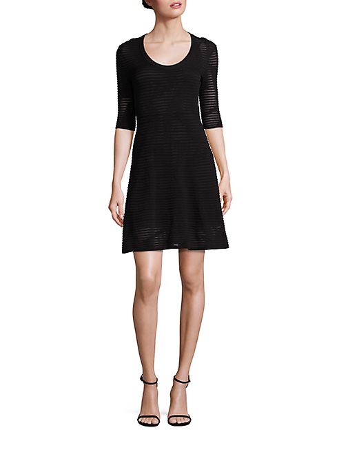 M Missoni - Rib-Knit A-Line Dress