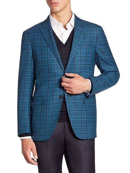 Ermenegildo Zegna - Plaid Patterned Wool Sportcoat