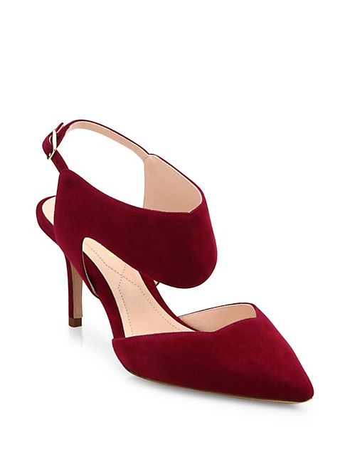 Nicholas Kirkwood - Leda Cutout Suede Slingbacks