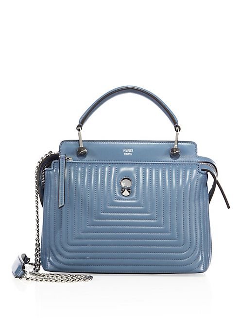 Fendi - Dotcom Click Quilted Leather Chain Satchel