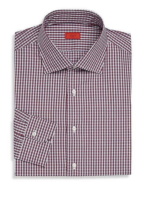 ISAIA - Check Quadretti Dress Shirt