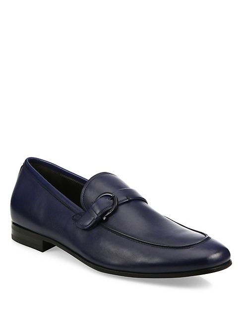 Salvatore Ferragamo - Faruk Leather Loafers