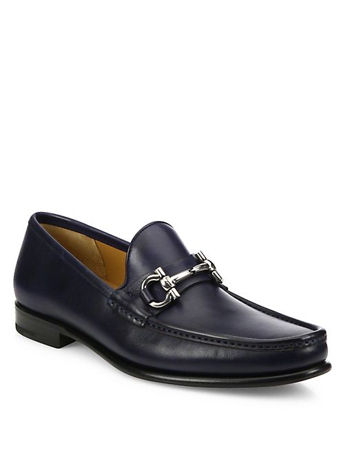 Salvatore Ferragamo - Mason Leather Loafers