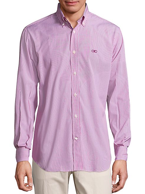 Salvatore Ferragamo - Cotton Blend Casual Shirt