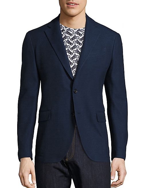 Salvatore Ferragamo - Slim-Fit Deconstructed Wool Blazer