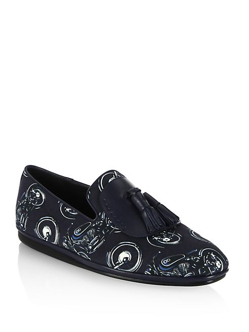 Salvatore Ferragamo - Finnegan Printed Loafers