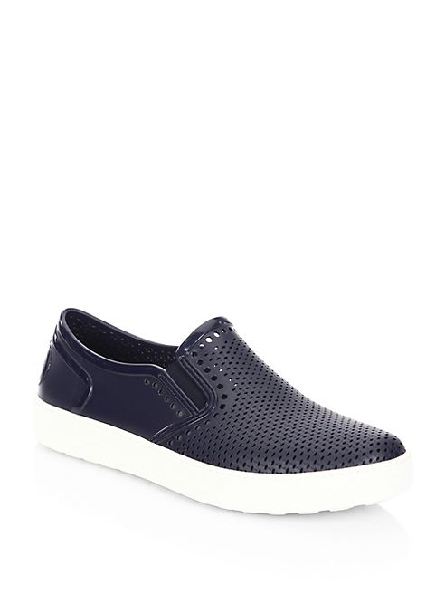 Salvatore Ferragamo - Fly Perforated Slip-Ons