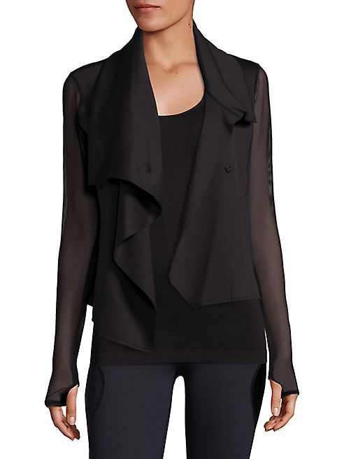 ALALA - Sophisticated Drape-Front Jacket