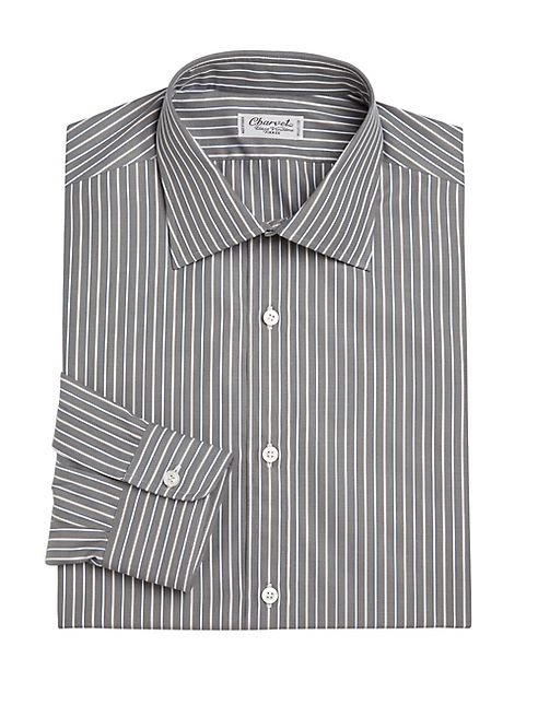 Charvet - Regular-Fit Striped Dress Shirt