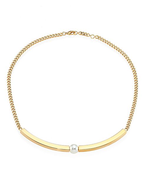 Chloé - Darcey Half Rigid Swarovski Pearl Necklace