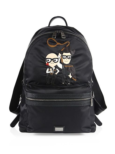 Dolce & Gabbana - Graphic Double Zip Backpack