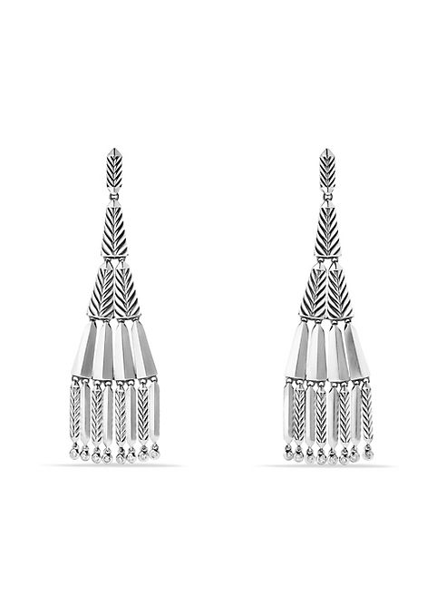 David Yurman - Stax Fringe Earrings with Diamonds