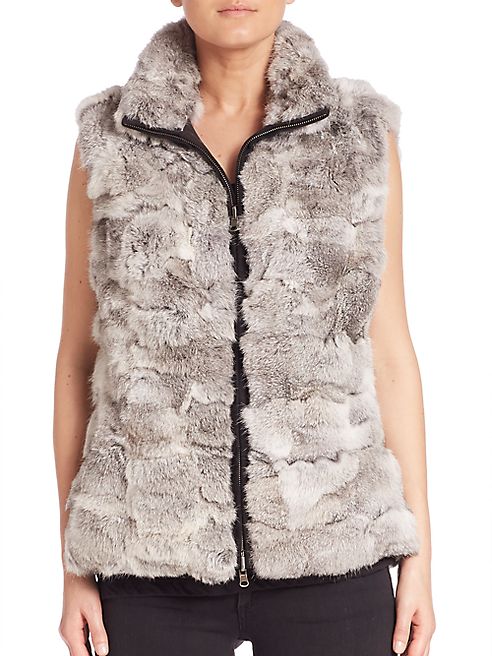 Glamourpuss - Reversible Rabbit Fur Vest