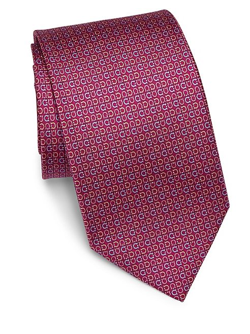 Salvatore Ferragamo - Small Gancini Silk Tie