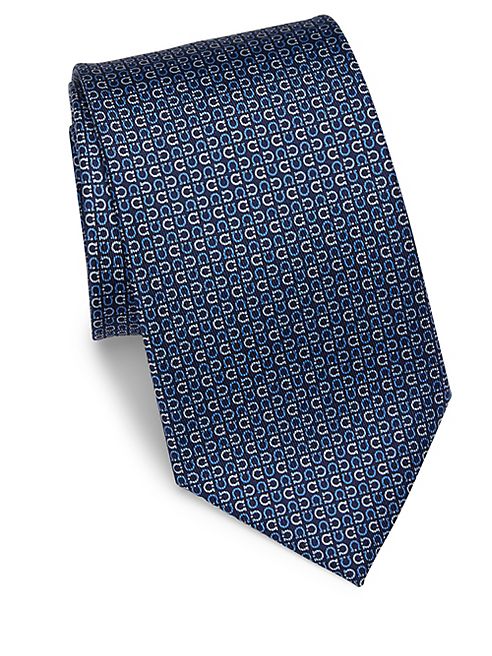 Salvatore Ferragamo - Small Gancini Silk Tie