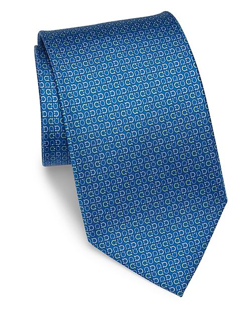 Salvatore Ferragamo - Small Gancini Silk Tie