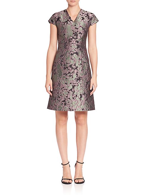 Josie Natori - Jacquard A-Line Dress