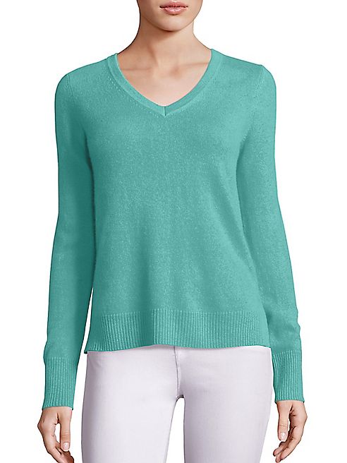 Saks Fifth Avenue Collection - Cashmere V-Neck Sweater