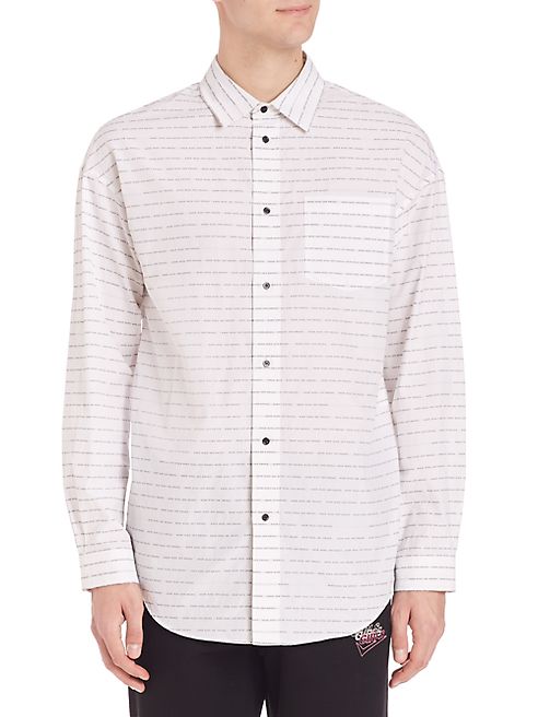 Alexander Wang - Long Sleeve Cotton Shirt