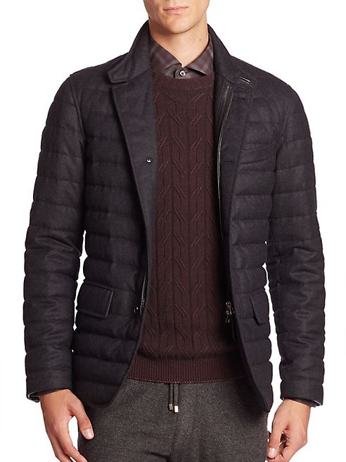 Ermenegildo Zegna - Quilted Wool Puffer Jacket