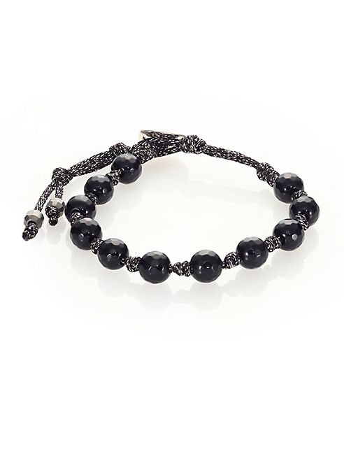 Chan Luu - Onyx Bead Bracelet