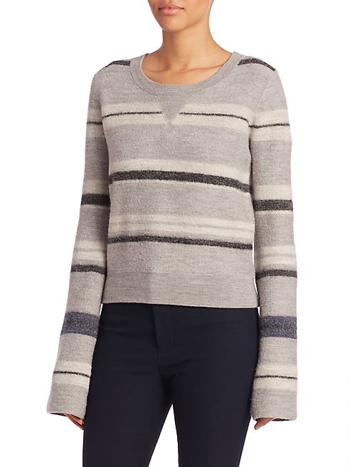 Derek Lam 10 Crosby - Striped Wool Sweater