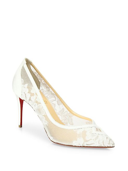 Christian Louboutin - Neo Floral Lace Pumps