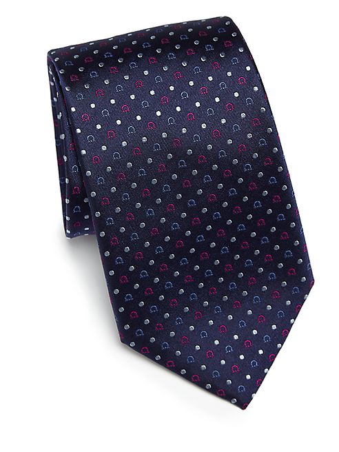 Salvatore Ferragamo - Dotted Silk Tie