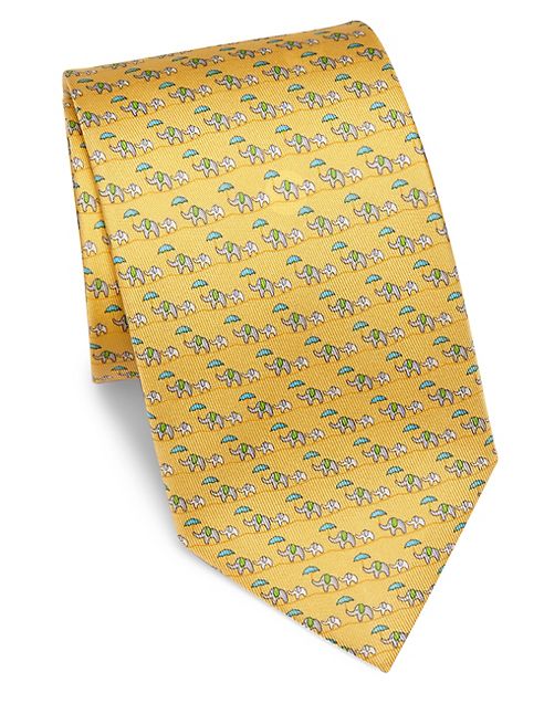 Salvatore Ferragamo - Elephant Silk Tie