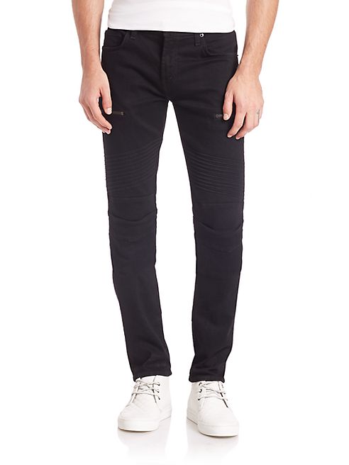 J BRAND - Acrux Slim Fit Moto Jeans