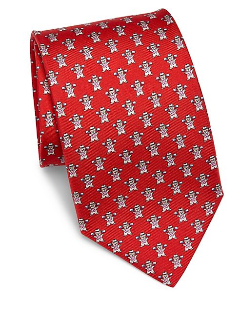 Salvatore Ferragamo - Bear Silk Tie