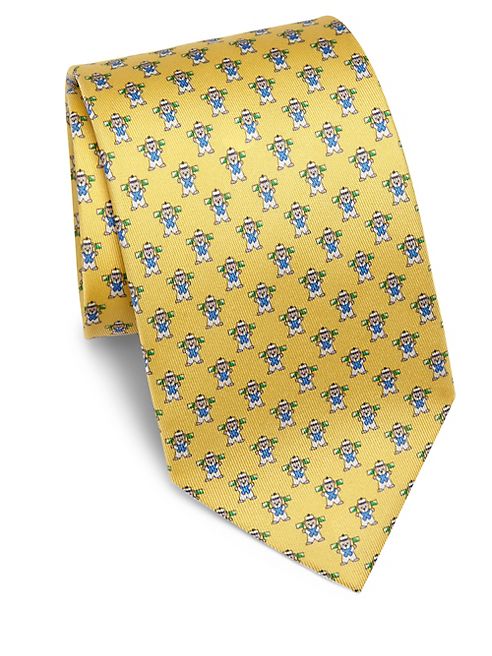 Salvatore Ferragamo - Bear Silk Tie