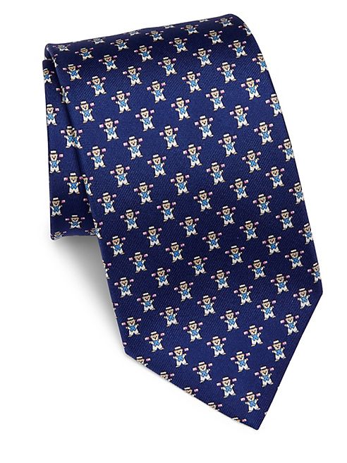 Salvatore Ferragamo - Bear Silk Tie