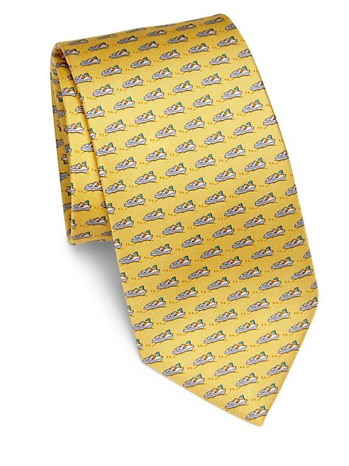 Salvatore Ferragamo - Speedboat Silk Tie