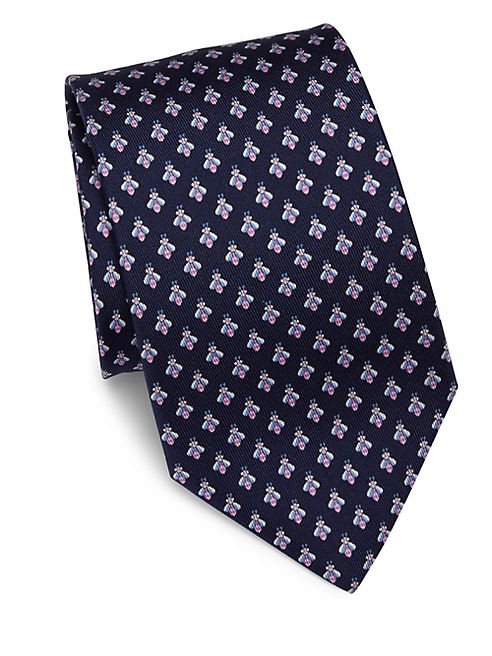 Salvatore Ferragamo - Dragonfly Silk Tie