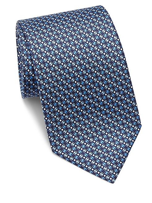 Salvatore Ferragamo - Small Medallion Silk Tie