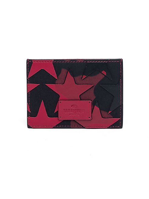 Valentino - Star Printed Card Case