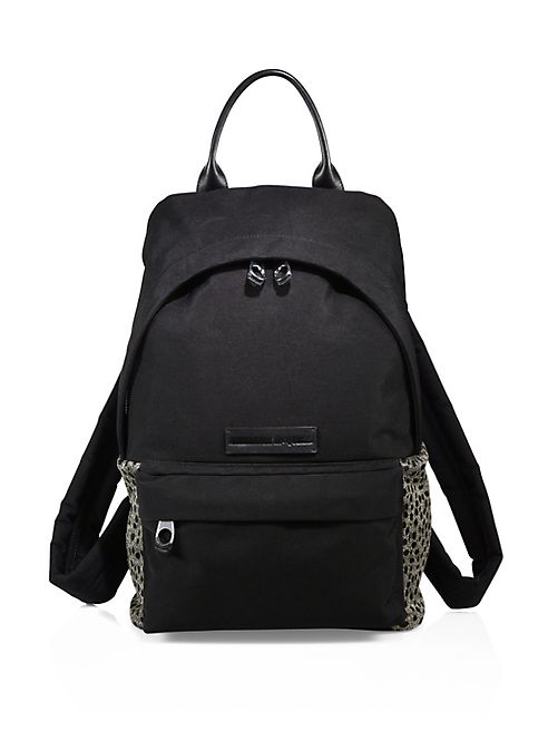 McQ Alexander McQueen - Leather Trimmed Backpack