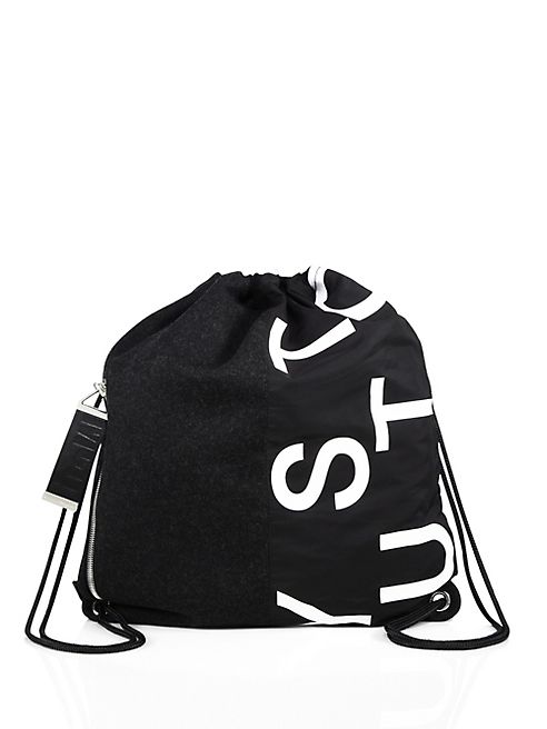 McQ Alexander McQueen - Leather Graphic Printed Backpack