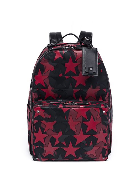 Valentino - Star   Leather Backpack